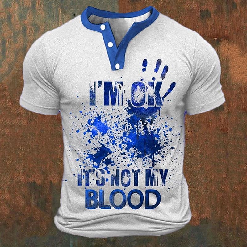 T-shirts Henley pour hommes av - Summer Clothing Men Fashion avis et prix