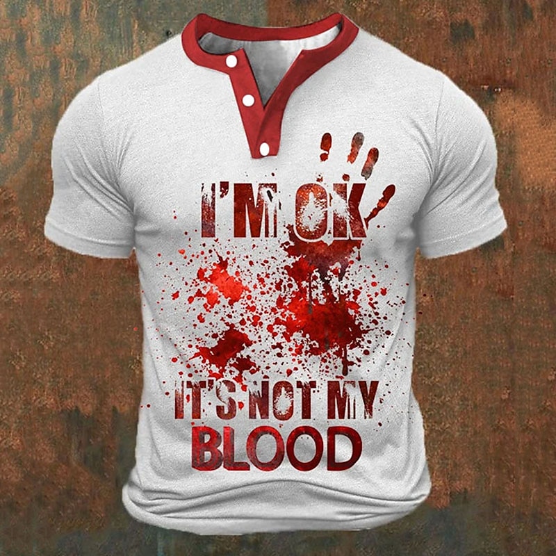 T-shirts Henley pour hommes av - Summer Clothing Men Fashion avis et prix