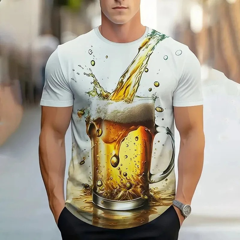 T-shirt pour homme 2025, impri - Summer Clothing Men 2025 avis et prix