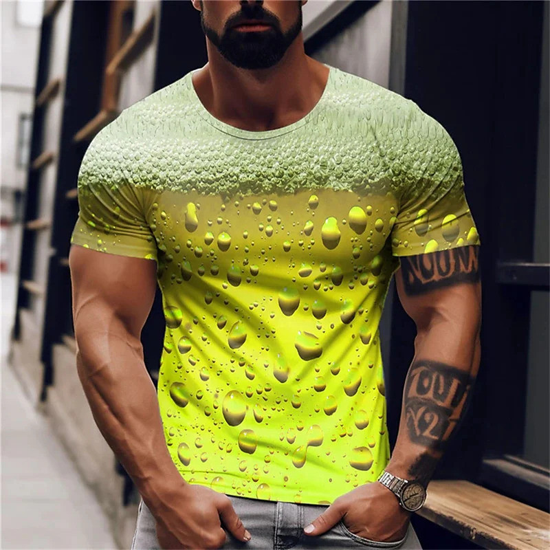 T-shirt pour homme 2025, impri - Summer Clothing Men 2025 avis et prix