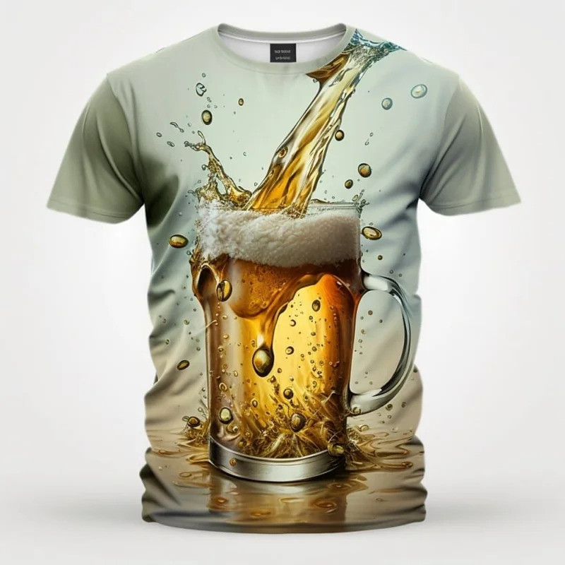 T-shirt pour homme 2025, impri - Summer Clothing Men 2025 avis et prix