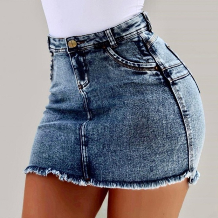Jupe courte en Denim taille ha - Summer Clothing Options avis et prix