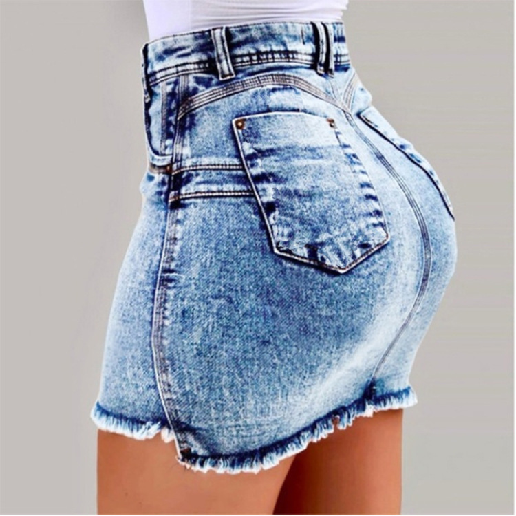 Jupe courte en Denim taille ha - Summer Clothing Options avis et prix