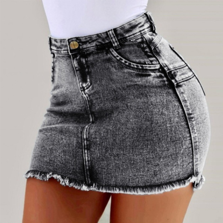 Jupe courte en Denim taille ha - Summer Clothing Options avis et prix