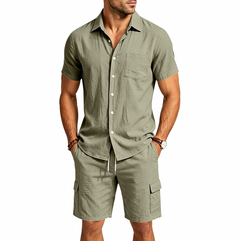 Ensemble deux pièces en lin am - Summer Outdoor Clothing avis et prix