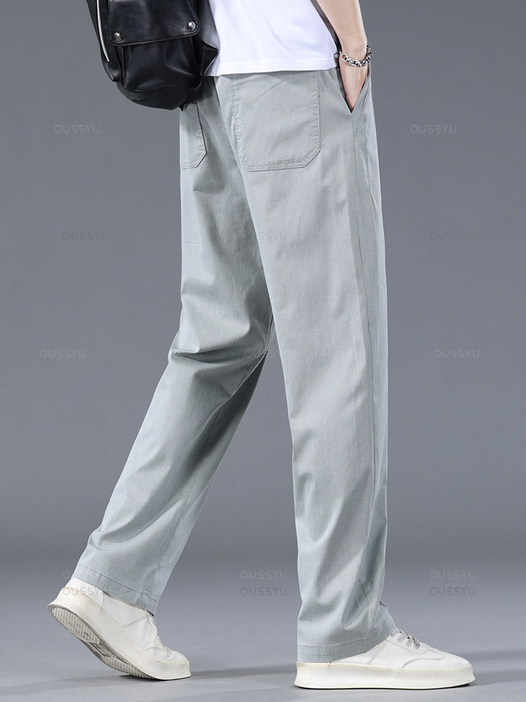 OUSSYU-Pantalon en tissu Lyoce - Summer Clothing Brands Men avis et prix