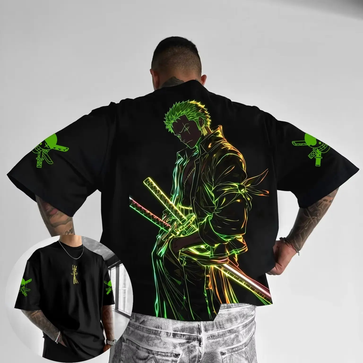 Été Y2k Anime une pièce Zoro g - Summer Clothing Men 2025 avis et prix